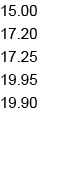 12.05 15.70 19.30 19.30